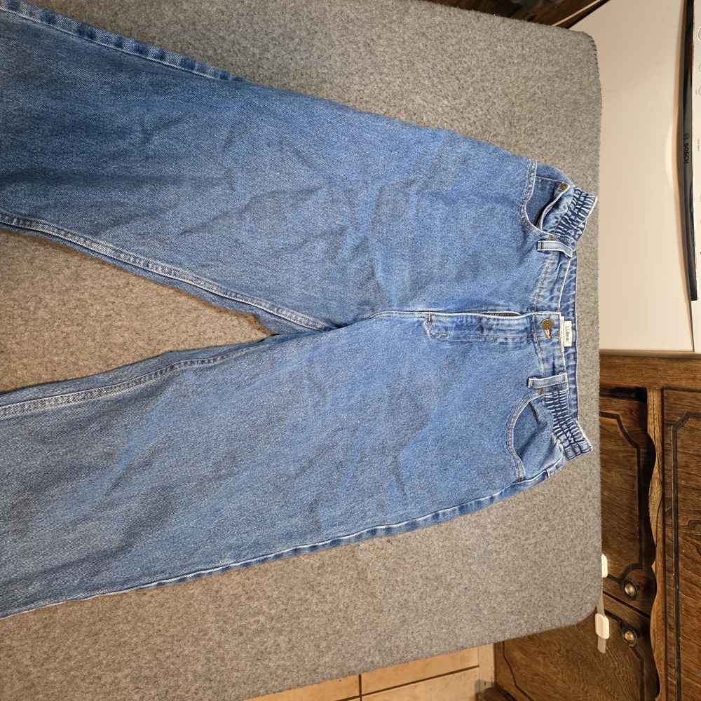 LL Bean Original Fit/ Relaxed 14 Reg Denim Jeans E2